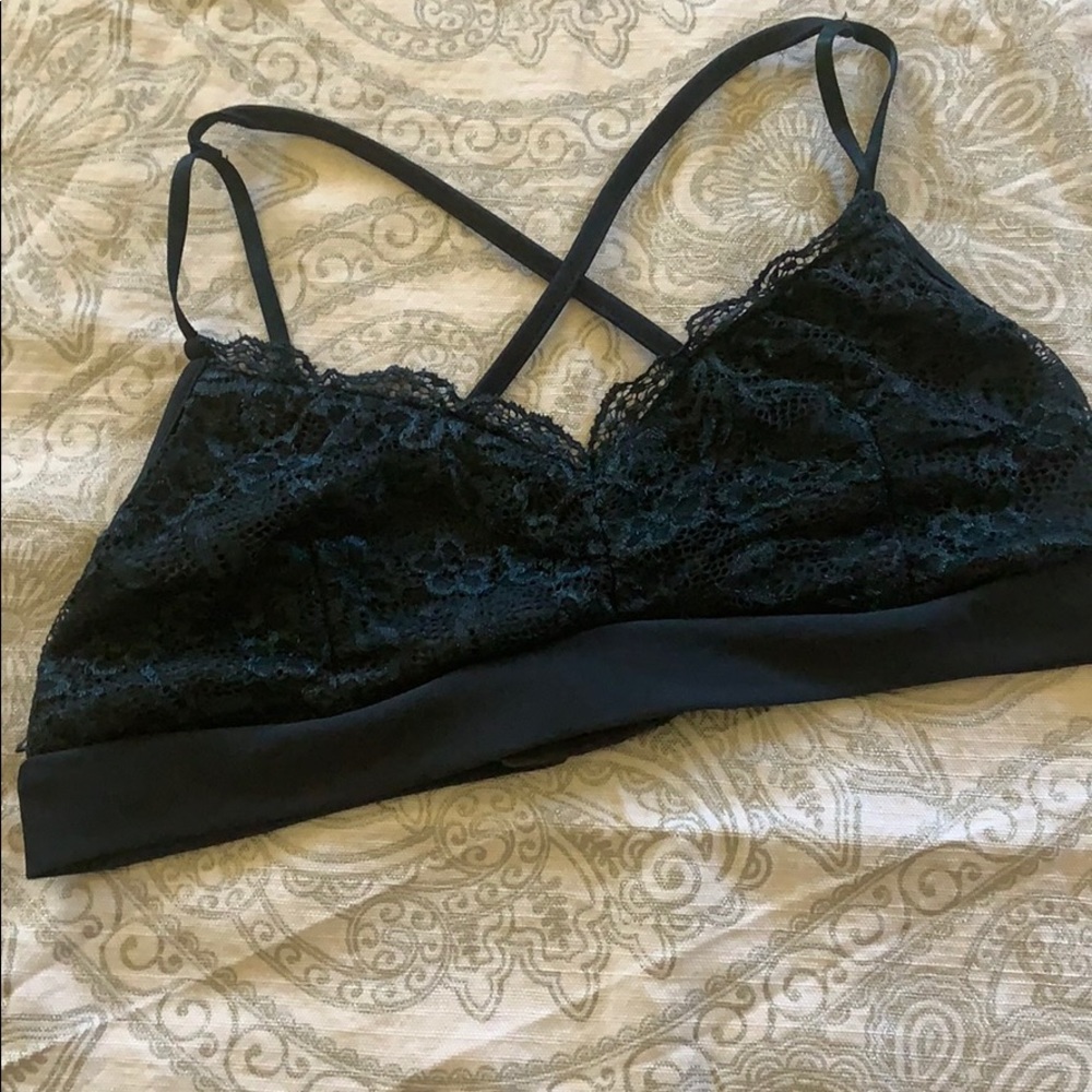 Teal Green Lace Bralette